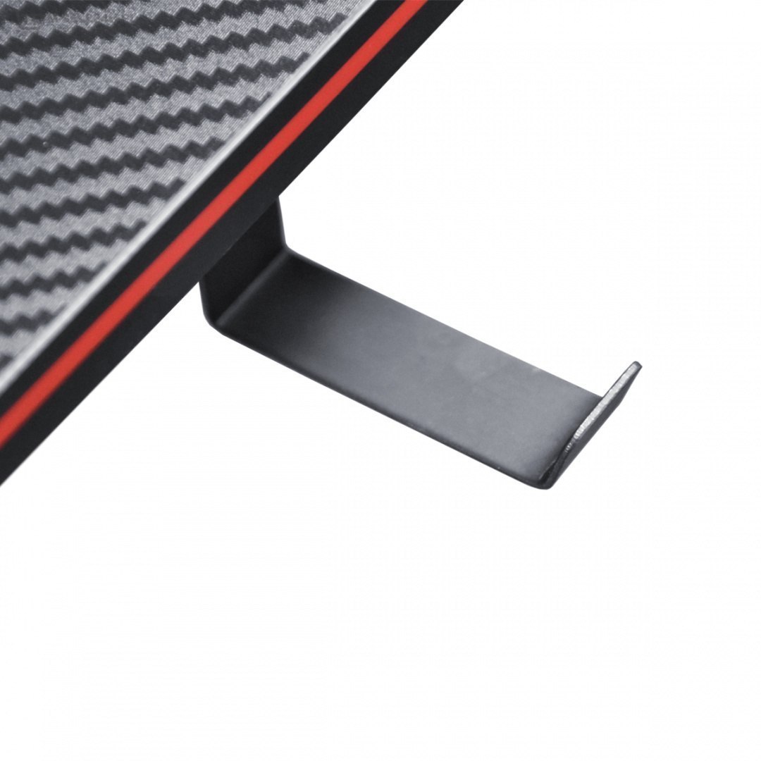 Emaga Biurko do komputera dla gracza BITUXX czarne komputerowe MDF solidne